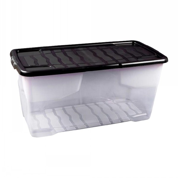 Strata Curve Plastic Storage Box & Lid Size 6 (80 Litre) 3JC